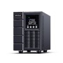 UPS CYBER POWER Online dubla conversie cu sin. pura, cu management, Tower, LCD, 2000VA/1800W, 2x Schuko, 2x IEC, baterie 4x 12V/9Ah, incarcare pana la 4h, USB, RS232, slot SNMP, APFC, LCD col, EPO, tehn. GreenP, 
