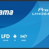 IIYAMA LFD LH4364UHS-B1AG 43 UHD VA 3840 x 2160 60Hz 500 cd 4000:1 6.5ms Android 14OS iiSignage2 (CMS/DMS), iiShare, iiControl, Landscape and Portrait, Speakers 2x 10W, 2x HDMI, 1x USB-C, 15W PD, USB 2.0 x2, WiFi, LAN 