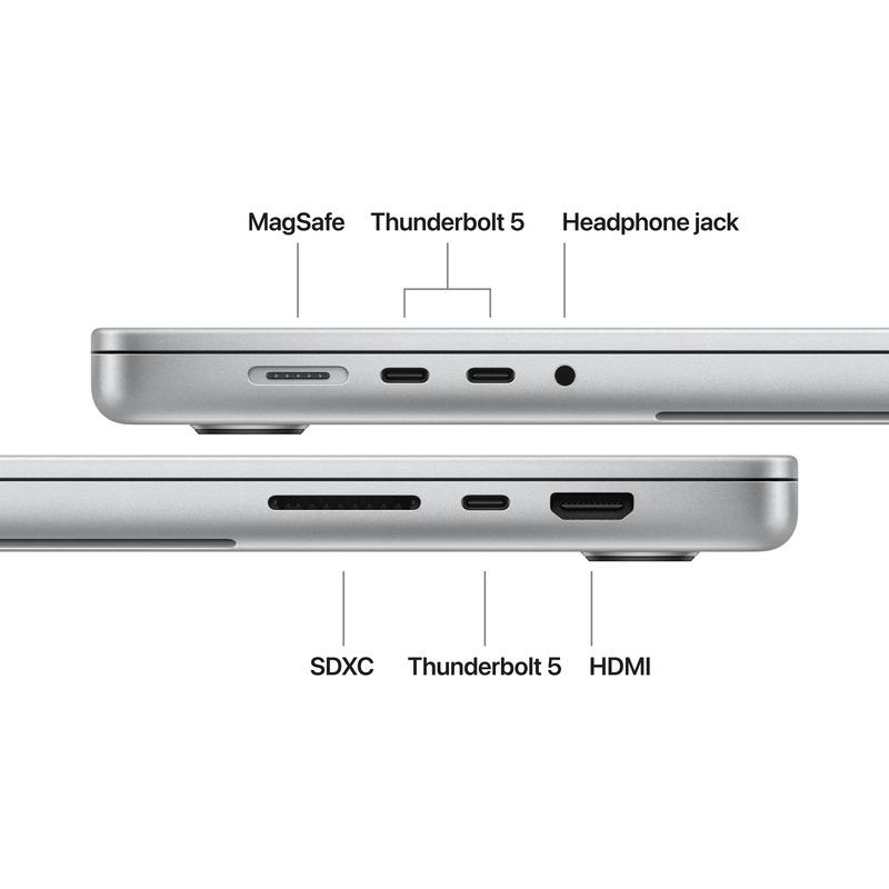 16.2 MacBook Pro 16 Liquid Retina XDR, Apple M5 Max chip (18-core CPU), 48GB, 2TB SSD, Apple M5 Max 40-core GPU, macOS, Silver, US keyboard, 2026 