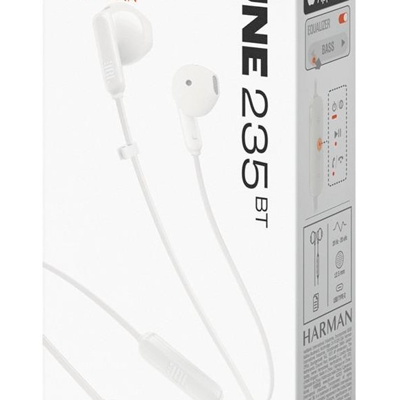 Tune 235BT, MultiPoint, A2DP, Alb 