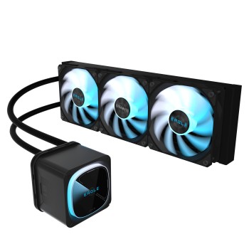 Cooler Lichid GIGABYTE EAGLE 360, Racire cu lichid, AIO 360mm, RGB, Intel/ AMD, Negru 