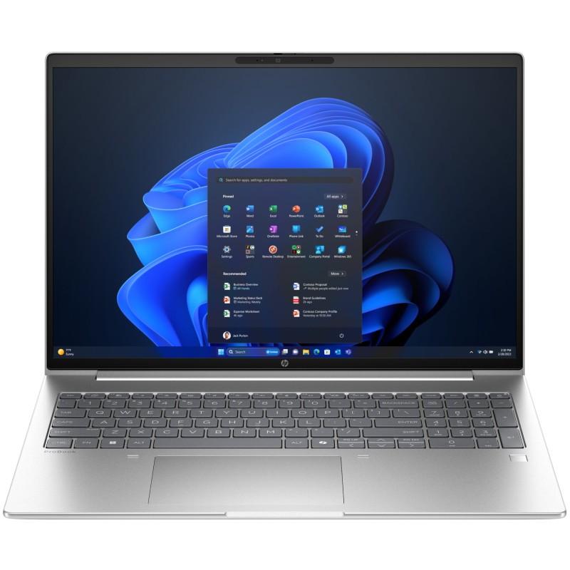 16 ProBook 4 G1i 16, WUXGA IPS, Procesor Intel® CoreTM Ultra 7 255U (12M Cache, up to 5.20 GHz), 16GB DDR5, 512GB SSD, Intel Graphics, Win 11 Pro, Silver 