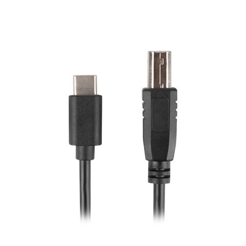Lanberg CA-USBA-14CC-0030-BK cable 3m USB 2.0 USB C USB B Ferrit Black 
