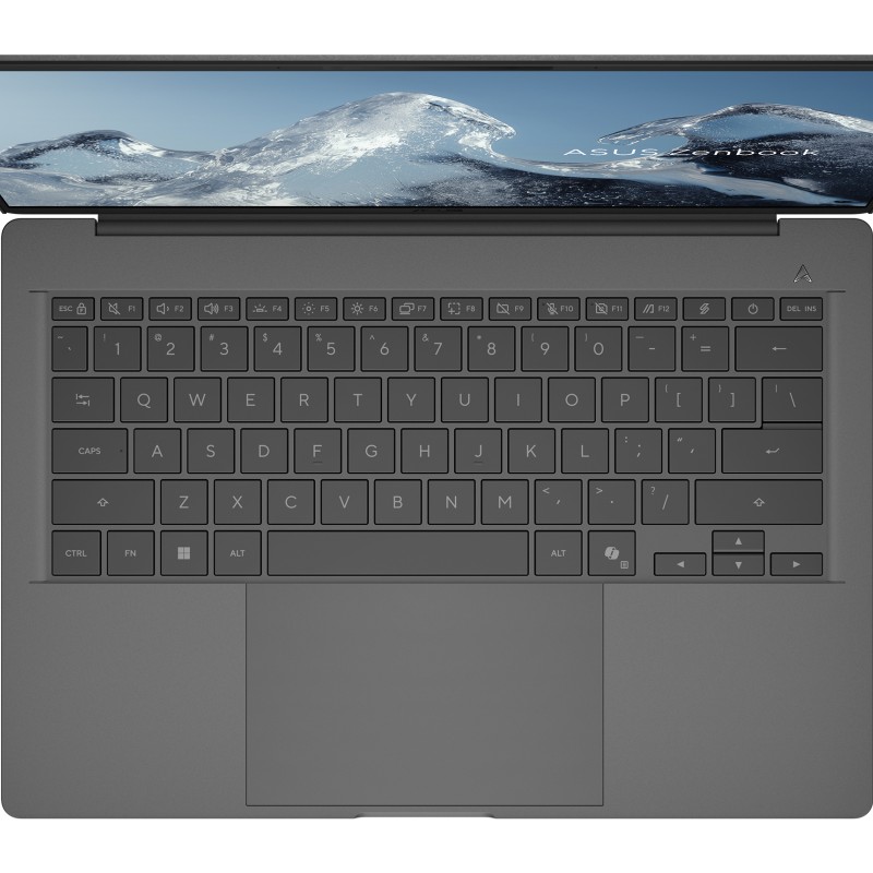 ASUS Zenbook A14 UX3407NA-QD099W Qualcomm Snapdragon X2 Elite 14inch WUXGA OLED 32GB LPDDR5X 1TB SSD W11H 3Y Iceland Gray 