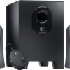 BOXE LOGITECH 2.1, RMS:  25W (2 x 5W, 15W), telecomanda pe fir, black, 
