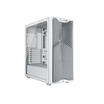 Carcasa Corsair 3200D RS, Mid-Tower, ATX, 3 ventilatoare incluse RS120, Alb 
