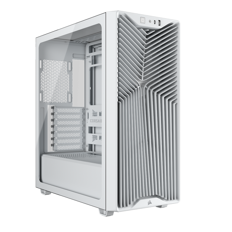 Carcasa Corsair 3200D RS, Mid-Tower, ATX, 3 ventilatoare incluse RS120, Alb 