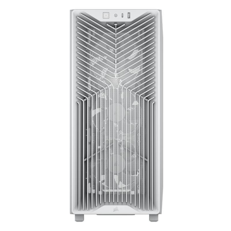 Carcasa Corsair 3200D RS, Mid-Tower, ATX, 3 ventilatoare incluse RS120, Alb 