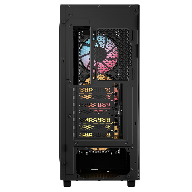 Carcasa Corsair 3200D RS ARGB, Mid-Tower, ATX, 3 ventilatoare incluse RS120 ARGB, Negru 