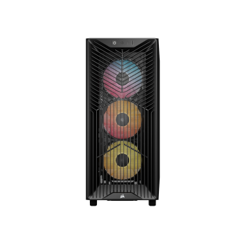 Carcasa Corsair 3200D RS ARGB, Mid-Tower, ATX, 3 ventilatoare incluse RS120 ARGB, Negru 