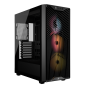 Carcasa Corsair 3200D RS ARGB, Mid-Tower, ATX, 3 ventilatoare incluse RS120 ARGB, Negru 