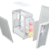 Carcasa Corsair 3200D RS ARGB, Mid-Tower, ATX, 3 ventilatoare incluse RS120 ARGB, Alb 