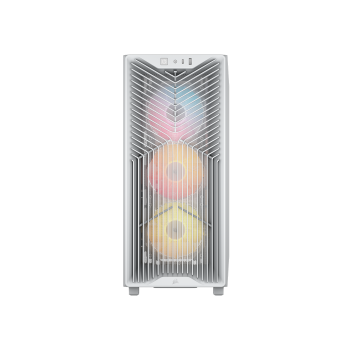 Carcasa Corsair 3200D RS ARGB, Mid-Tower, ATX, 3 ventilatoare incluse RS120 ARGB, Alb 
