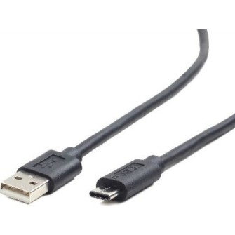 CABLU alimentare si date GEMBIRD, pt. smartphone, USB 2.0 (T) la USB 2.0 Type-C (T), 1.8m, negru, 
