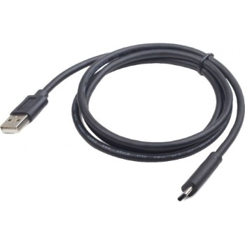 CABLU alimentare si date GEMBIRD, pt. smartphone, USB 2.0 (T) la USB 2.0 Type-C (T), 3m, negru, 