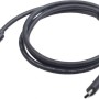 CABLU alimentare si date GEMBIRD, pt. smartphone, USB 2.0 (T) la USB 2.0 Type-C (T), 3m, negru, 