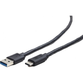 CABLU alimentare si date GEMBIRD, pt. smartphone, USB 3.0 (T) la USB 3.1 Type-C (T), 36W, 1.8m, negru, 