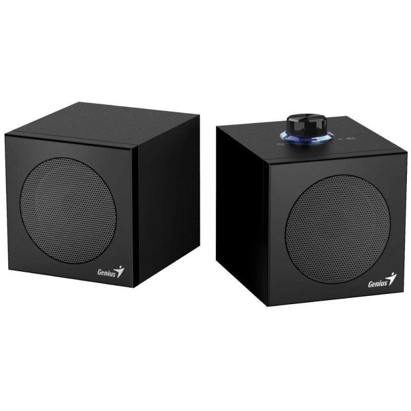BOXE GENIUS 2.0, RMS:  6W (2 x 3W), USB power,Black, 