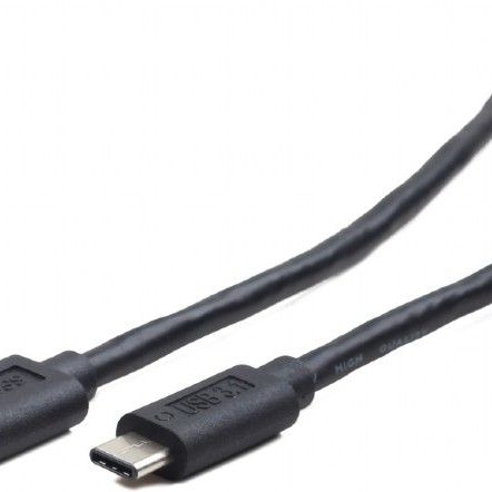 CABLU alimentare si date GEMBIRD, pt. smartphone, USB 3.0 (T) la USB 3.1 Type-C (T), 36W, 1m, negru, 