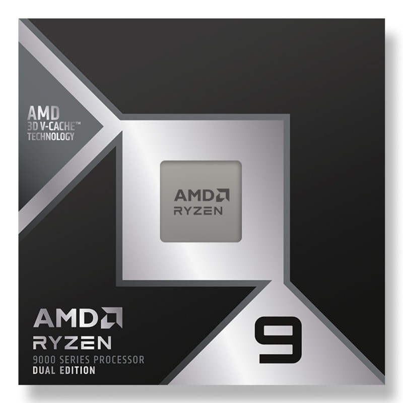 AMD CPU Desktop Ryzen 9 16C/32T 9950X3D2 (5.6GHz,208MB,200W,AM5) box, with Radeon Graphics 