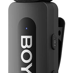 Microfon BY-V2-V2.0, Wireless, Negru 