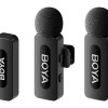 Microfon BY-V2-V2.0, Wireless, Negru 