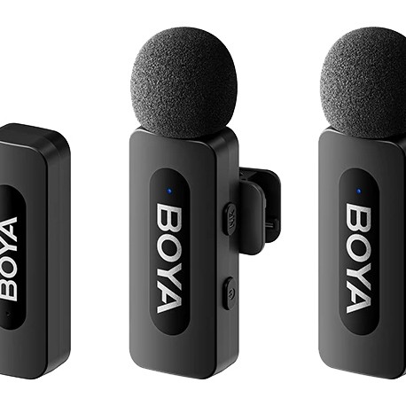 Microfon BY-V2-V2.0, Wireless, Negru 