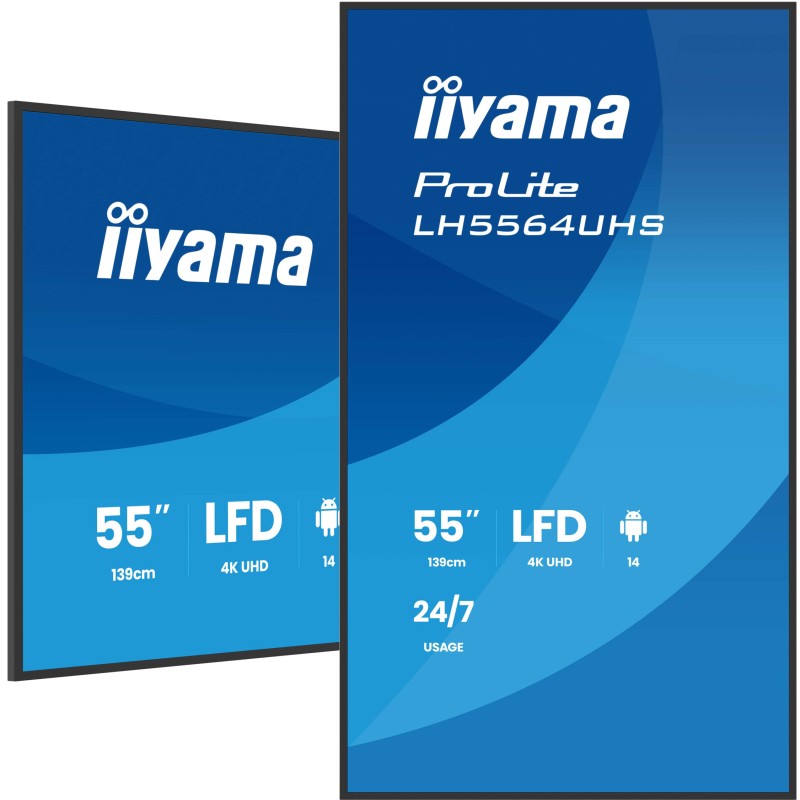 IIYAMA LFD LH5564UHS-B1AG 4K VA 55
