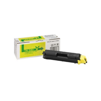 Toner Original Kyocera Yellow TK-580Y, pentru FS-C5150DN, ECOSYS P6021cdn 2.8K, 