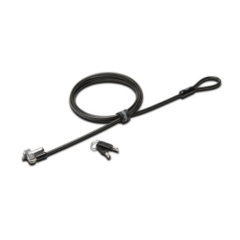 CABLU securitate KENSINGTON pt. notebook slot Wedge, cheie standard, conectare directa,1.5m, cablu otel carbon, permite pivotare si rotire cablu, 