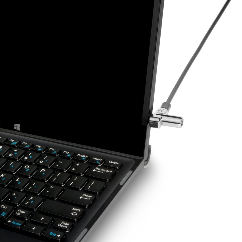 CABLU securitate KENSINGTON pt. notebook slot Wedge, cheie standard, conectare directa,1.5m, cablu otel carbon, permite pivotare si rotire cablu, 
