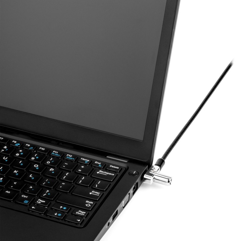 CABLU securitate KENSINGTON pt. notebook slot Wedge, cheie standard, conectare directa,1.5m, cablu otel carbon, permite pivotare si rotire cablu, 