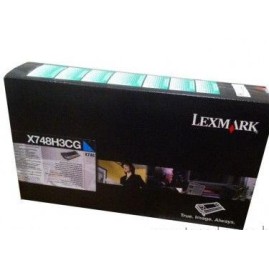 Toner Original Lexmark Cyan, X748H3CG, pentru X746|X748, 1K, (timbru verde 1.2 lei) , 