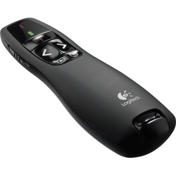 PRESENTER LOGITECH R400, wireless, laser 2.4 Ghz, max. 15 m, baterii AAA x2, negru, 