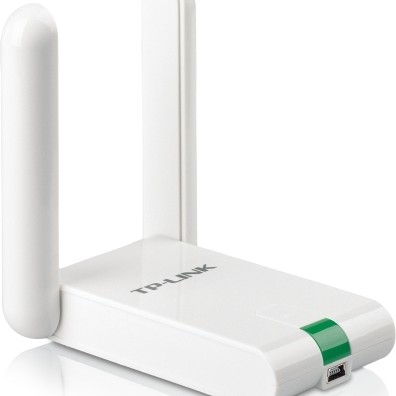 ADAPTOR RETEA TP-LINK MINI, extern wireless 2.4 GHz, Mini USB 2.0, port, 300 Mbps, antena externa x 2, 