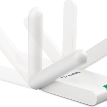 ADAPTOR RETEA TP-LINK MINI, extern wireless 2.4 GHz, Mini USB 2.0, port, 300 Mbps, antena externa x 2, 