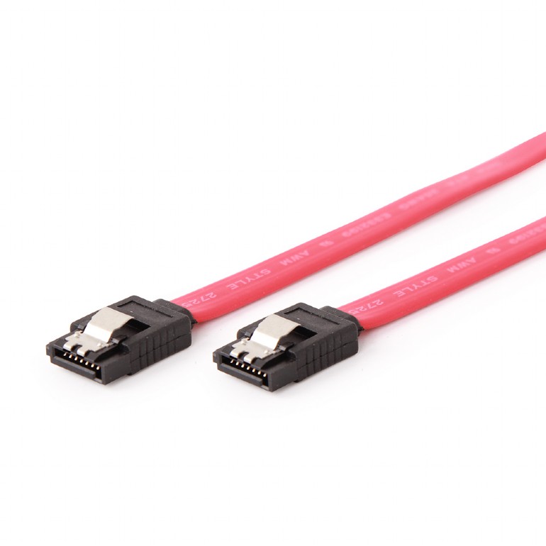 CABLU date GEMBIRD, S-ATA 3 (T) la S-ATA 3 (T), metal clips, 30cm, 