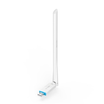 ADAPTOR RETEA Tenda AX300, extern wireless 2.4 GHz, USB 2.0 port, 300 Mbps, antena externa x 1, Wi-Fi 6 