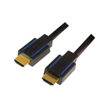 CABLU video LOGILINK, HDMI (T) la HDMI (T), 3m, premium, conectori auriti, rezolutie maxima 4K UHD (3840 x 2160) la 60 Hz, ver. 2.0b, w. ethernet, negru, blister, 