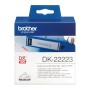 Banda Continua Hartie  Original Brother Black on White, DK22223, pentru P-TOUCH QL-1100|1110|800|810|1050|1060|500|560|570|580|650|702, 50mmX30.48m, incl.TV 0 RON, 