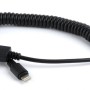 CABLU alimentare si date GEMBIRD, pt. smartphone, USB 2.0 (T) la Lightning (T), 1.5m, spiralat, negru, 