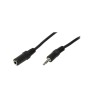 CABLU audio LOGILINK prelungitor stereo (3.5 mm jack M/T), 10m, negru, 