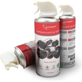 SPRAY curatare cu AER COMPRIMAT, GEMBIRD, 400 ml, 