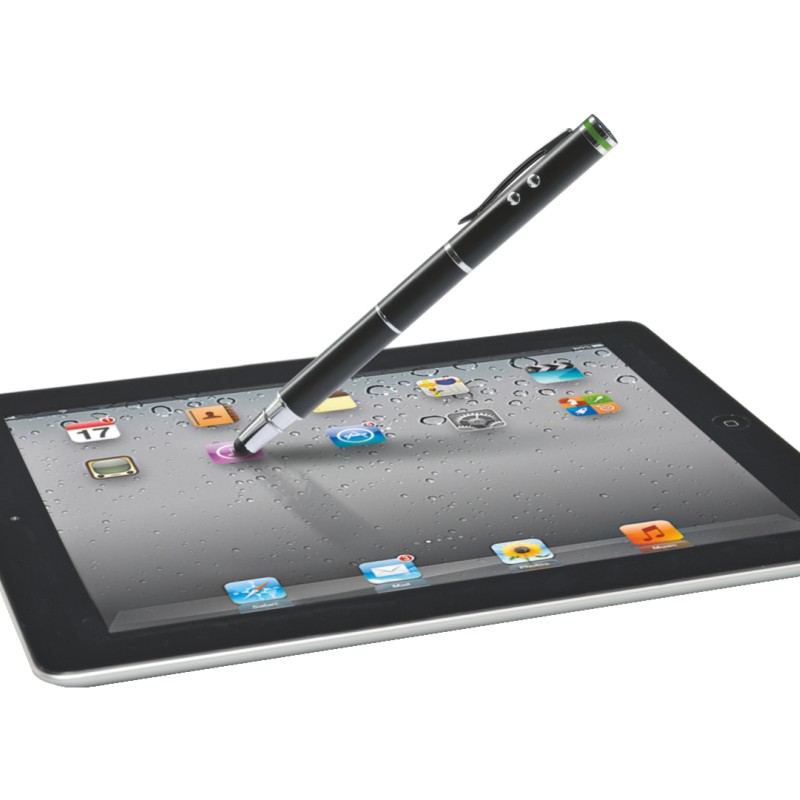 PRESENTER Leitz Stylus 4 in 1, wireless, laser pt. touchscreen , baterii AAAA x3, negru, 