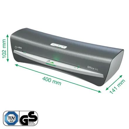 Laminator Leitz iLAM A4 Office, argintiu, 