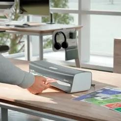 Laminator Leitz iLAM A4 Office, argintiu, 