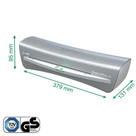 Laminator Leitz iLAM A4 Home Office, gri, 