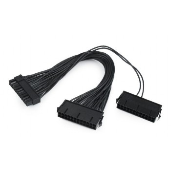 CABLU alimentare GEMBIRD, adaptor Molex 24 pin la 2 x Molex 24 pin, 0.3m, 