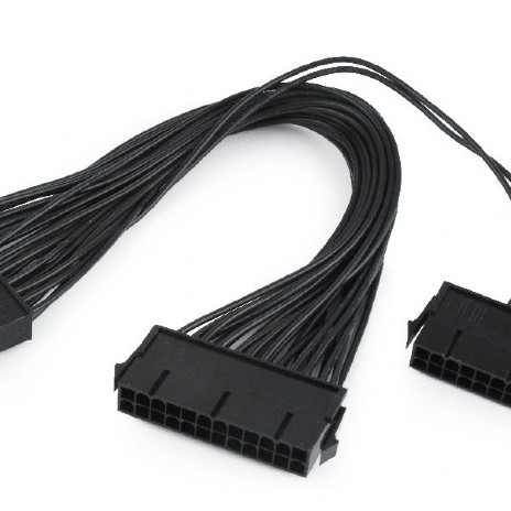 CABLU alimentare GEMBIRD, adaptor Molex 24 pin la 2 x Molex 24 pin, 0.3m, 