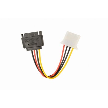 Cablu alimentare 15-pin SATA (T) la 4-pin Molex (M), 0.15m, Gembird 